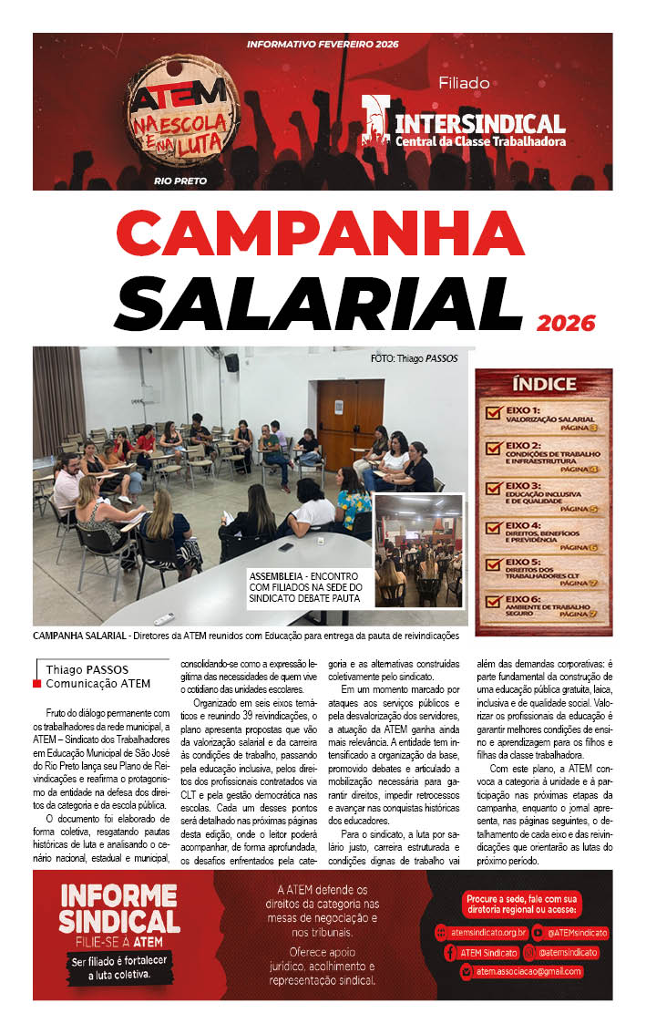 BOLETIM INFORMATIVO - JANEIRO / FEVEREIRO